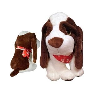 Way To Celebrate Sitting 15” Basset Hound Dog Plush